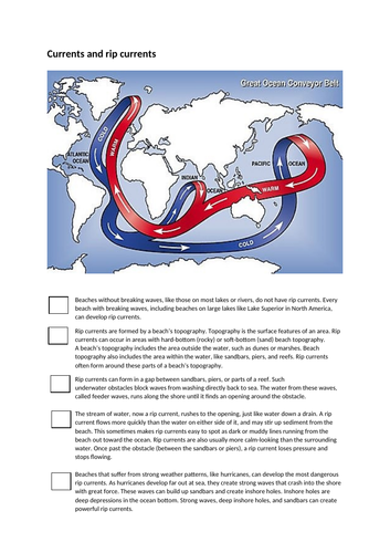 Energy at the coast - waves, tides and currents