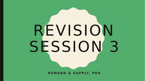 Eduqas AS Business C1 - Demand & supply revision power point