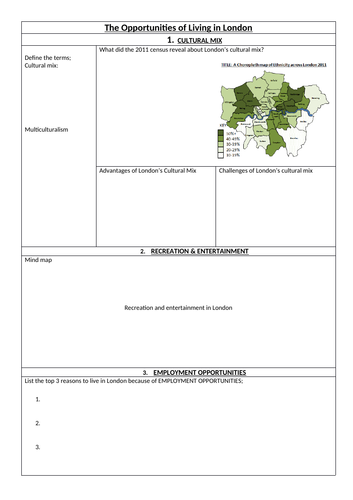 Urban issues and challenges AQA 1-9 course (Scheme of learning ...