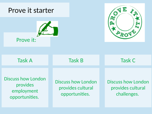 Urban issues and challenges AQA 1-9 course (Scheme of learning) - lesson 11 London challenges