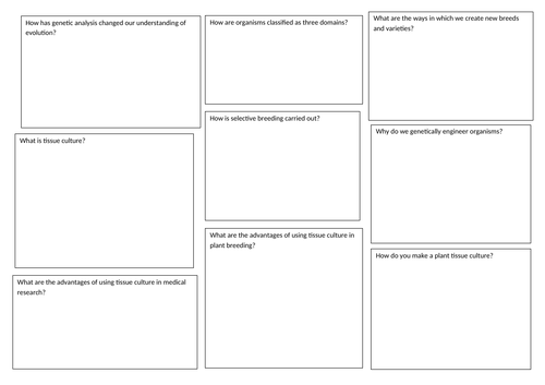 Edexcel 9-1 Triple Biology Revision Paper 1 | Teaching Resources