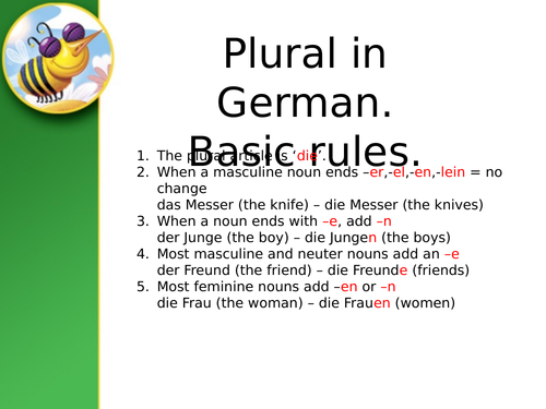 plural-in-german-teaching-resources