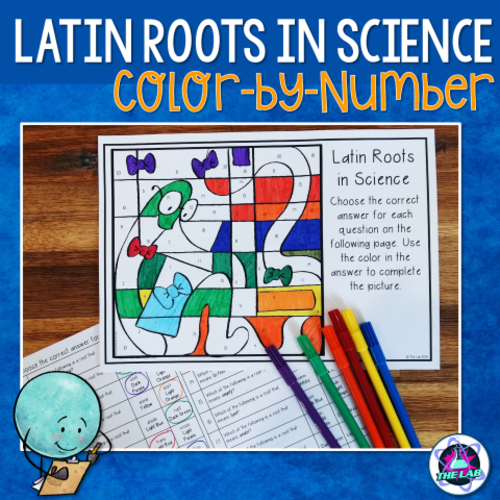 Latin Roots in Science Colour-by-Number Activity