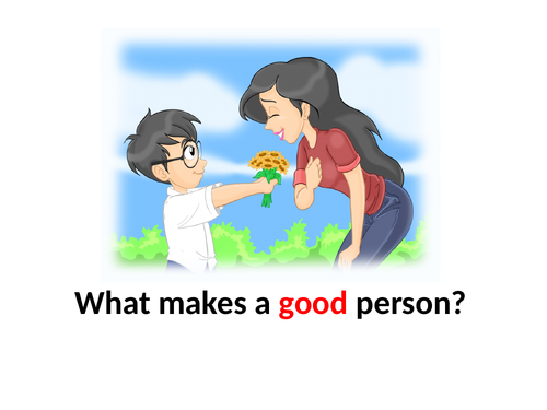 what makes a good person essay