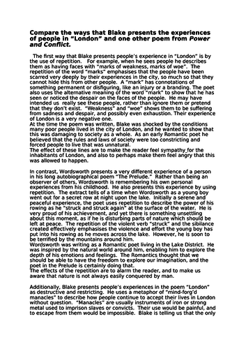 Ozymandias and london comparison power essay picture