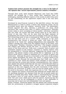 Ocr a level english literature drama and poetry exemplar image