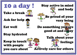 Image result for 10 a day mental health