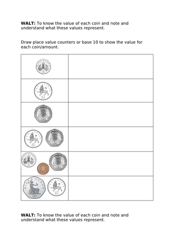 Money Year 3/4 varied fluency and reasoning:Recognising money making ...