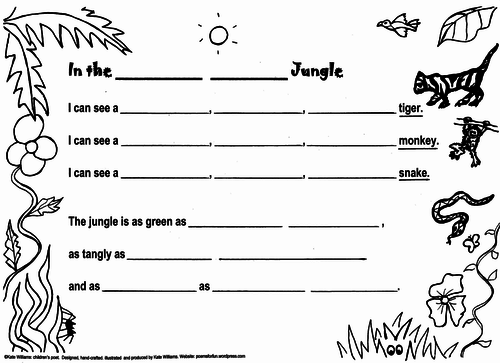 Jungle Poetry Frame, Yr2