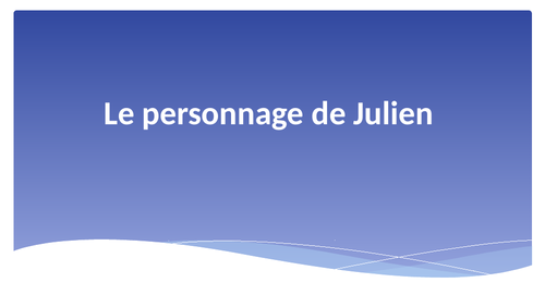 Le personnage de Julien dans le film Au Revoir Les Enfants de Louis Malle