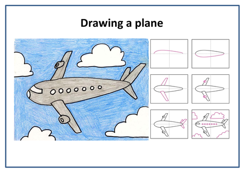 Draw and Paint an AEROPLANE! | Teaching Resources