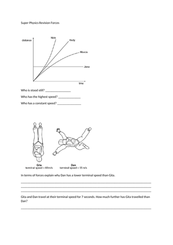 AQA 9-1 Forces  Super Revision