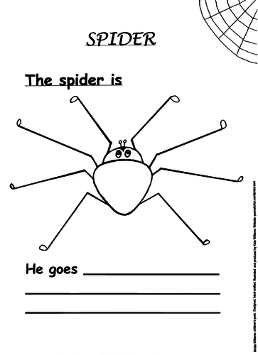 2 Spider Picture-Poem Frames + Guide