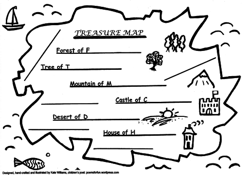 Treasure Map Alliteration Game (Yr1-6) + Guide for Use