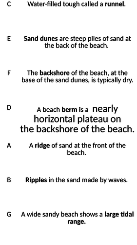 Physical landscapes in the UK AQA 1-9 course - Coastal landscapes resulting from deposition