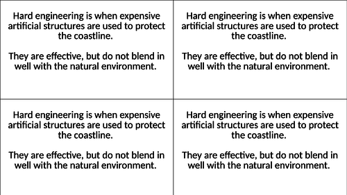 Physical landscapes in the UK AQA 1-9 course (Scheme of learning) - Coastal management