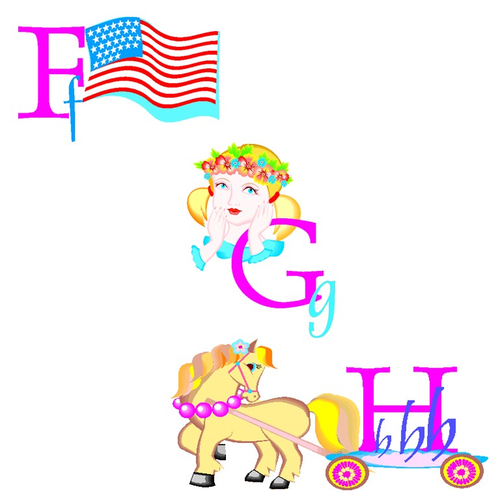 Alphabet Clip Art - Illustrated Alphabet Clip Art - Pack 1 | Teaching