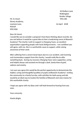 Persuasive writing - formal letter Year 7/8/9 | Teaching Resources