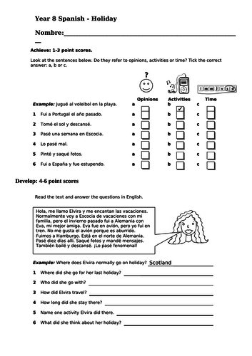 ks3-spanish-holiday-assessment-task-flexible-use-worksheet-teaching