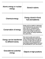 Energy Stores and Transfers | Teaching Resources