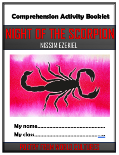 Night of the Scorpion Comprehension Activities Booklet!