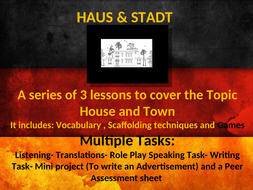 Mein Haus Und Meine Stadt Teaching Resources
