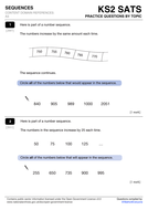 KS2 Maths (Sequences) | Teaching Resources