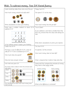 Maths Fluency for Mastery subtraction and addition questions KS2 year 3