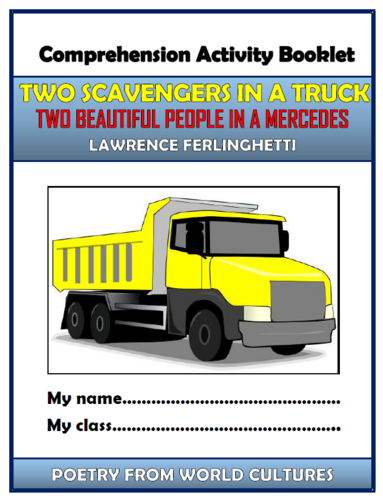 Two Scavengers in a Truck - Comprehension Activities Booklet!