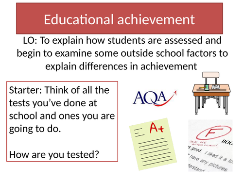 AQA Sociology GCSE: Educational achievement and outside school factors