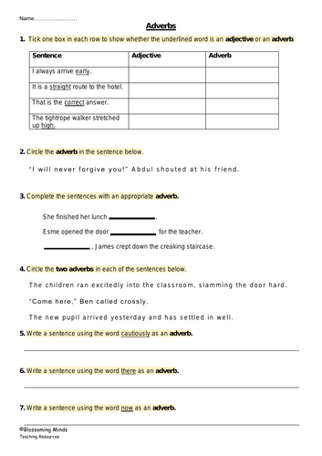 nouns worksheet year 6 spag teaching resources ks1 ks2 sen