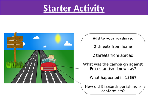 EDEXCEL GCSE, ELIZABETHAN ENGLAND: Review of Threats to Elizabeth I