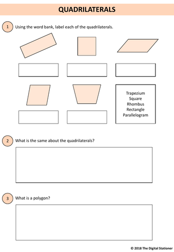 Year 4 - Geometry - Properties of Shape - Week 9 - Summer - Block 5 ...