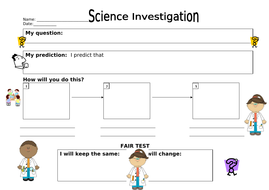 Science investigation sheets for KS1 and KS2 by rachelsimpson44