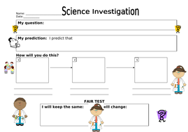 Science investigation sheets for KS1 and KS2 | Teaching Resources