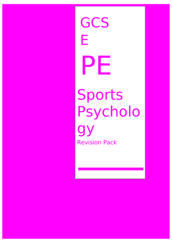 GCSE Physical Education Revision Packs | Teaching Resources