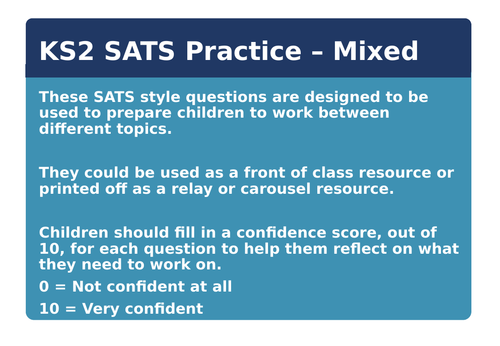 reasoning and problem solving year 6 sats