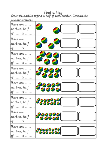 Half Of A Number Ks1