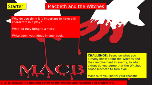 Macbeth's first meeting with the Witches