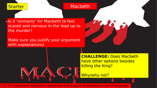 Macbeth: Exploration of Macbeth
