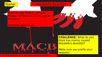 macbeth downfall thesis