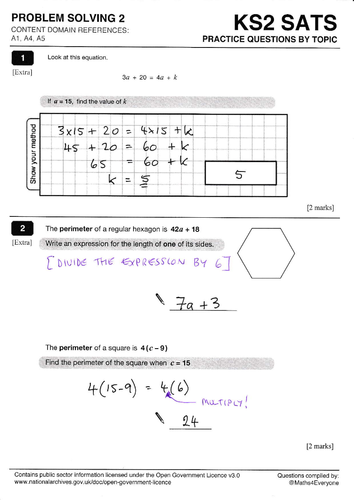 ks2 maths problem solving strategies