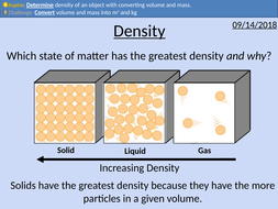 Gcse Physics: Density 