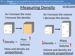 GCSE Physics: Density Practical | Teaching Resources