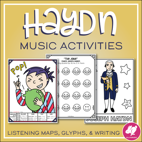 Joseph Haydn Activities: Listening Maps, Glyphs, &amp; Writing Prompts ...