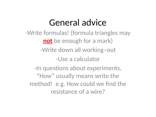 Trilogy Science- Physics Paper 1 revision powerpoint