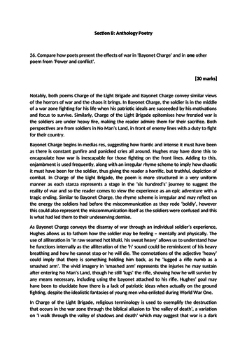 Similarities and differences between bayonet charge and remains image