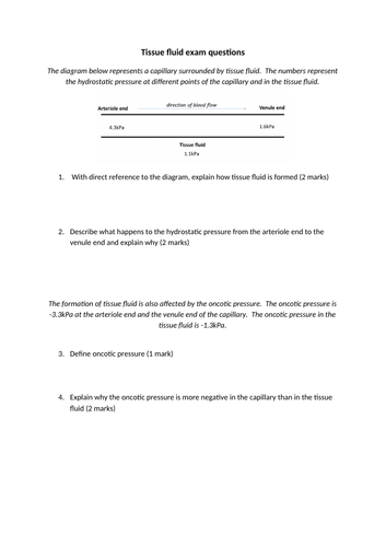 OCR A-level Biology Module 3 REVISION (Exchange and Transport ...