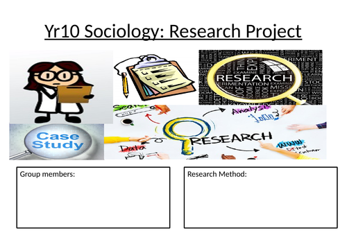 sociology research methods project