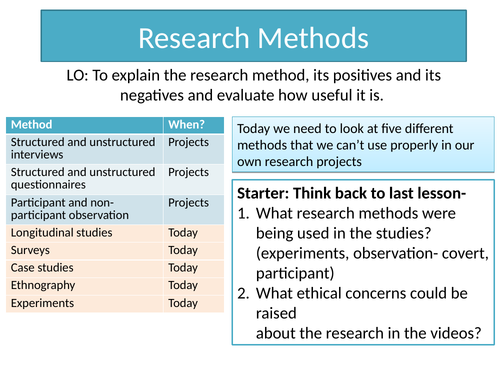 sociology research methods questions gcse